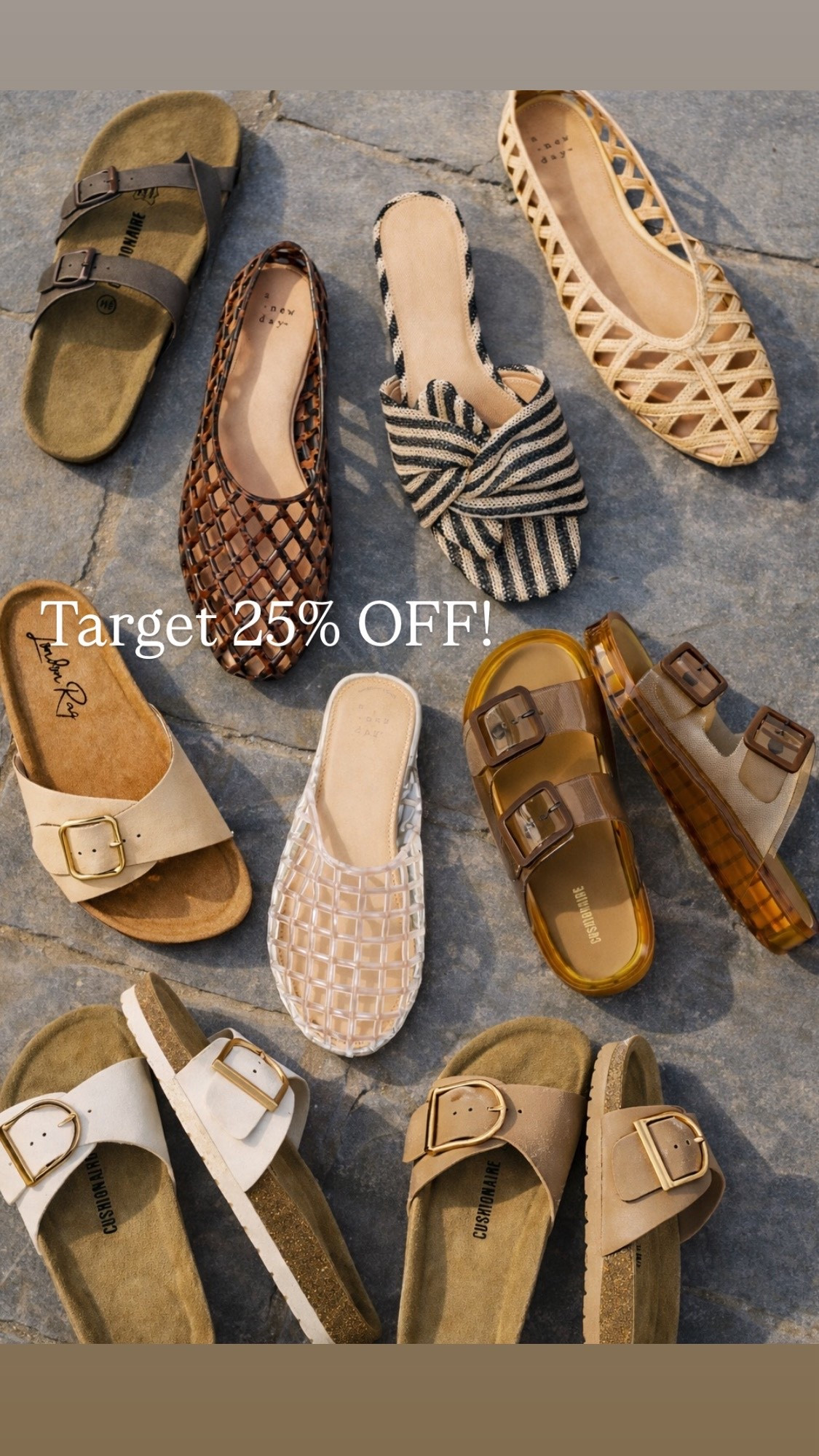 Target, target style, jellies, Birkenstocks, slides, sandals, cushion, Air, work shoes, vacation, summer, shoes, flats

#LTKActive #LTKSaleAlert #LTKWorkwear