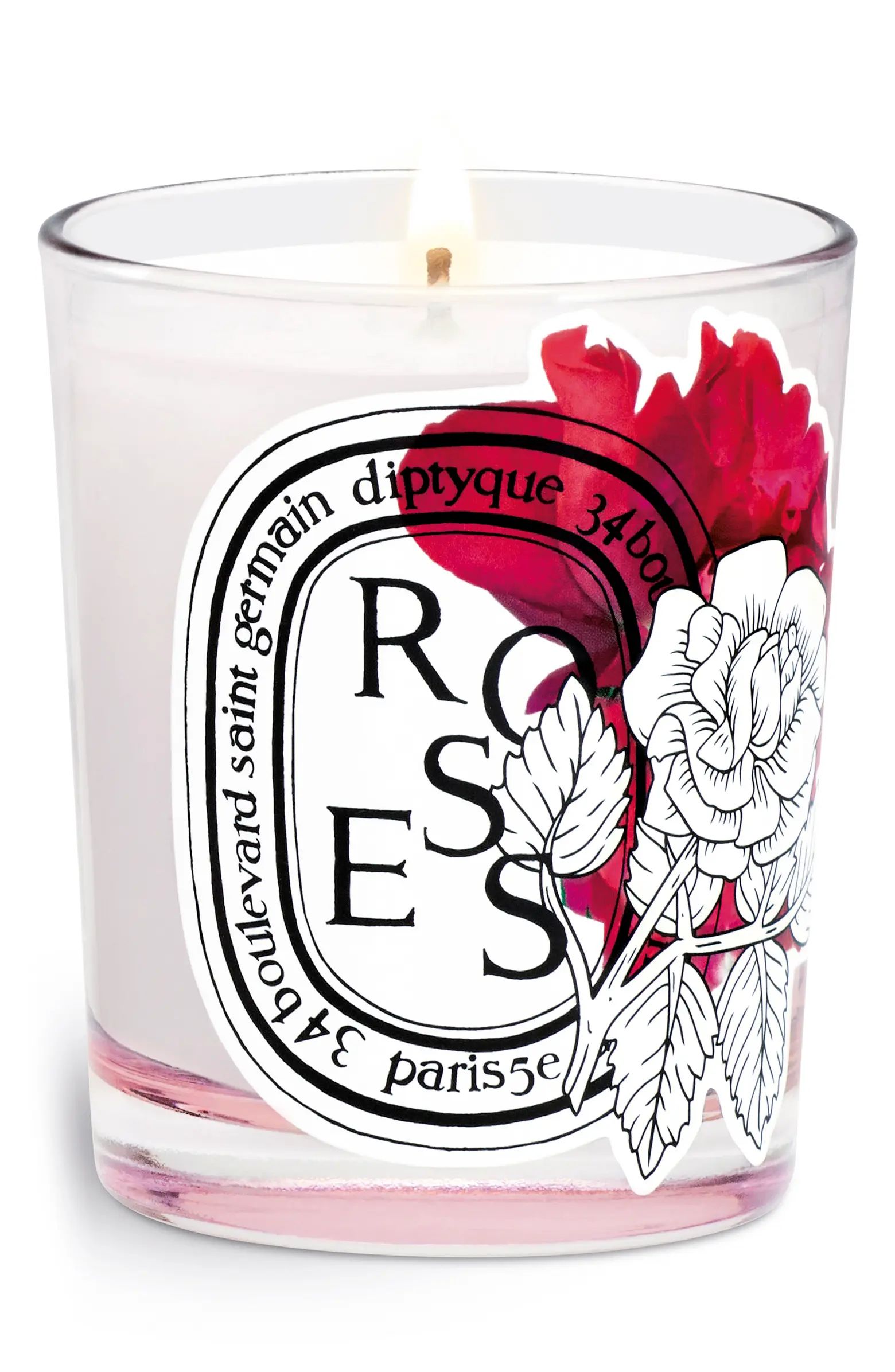 diptyque Roses Scented Candle | Nordstrom | Nordstrom