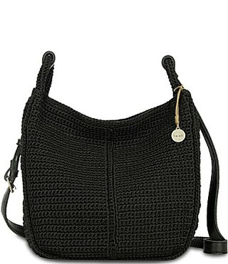The Sak Los Feliz Crochet Crossbody Bag - Black | Dillard's