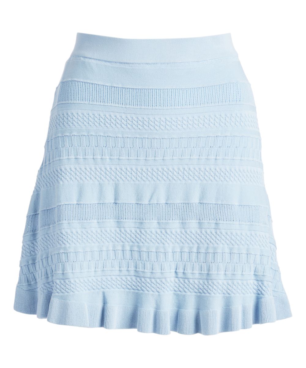 Lucy Paris Women's Casual Skirts BLUE - Blue Ruffle Panel Skirt - Women | Zulily