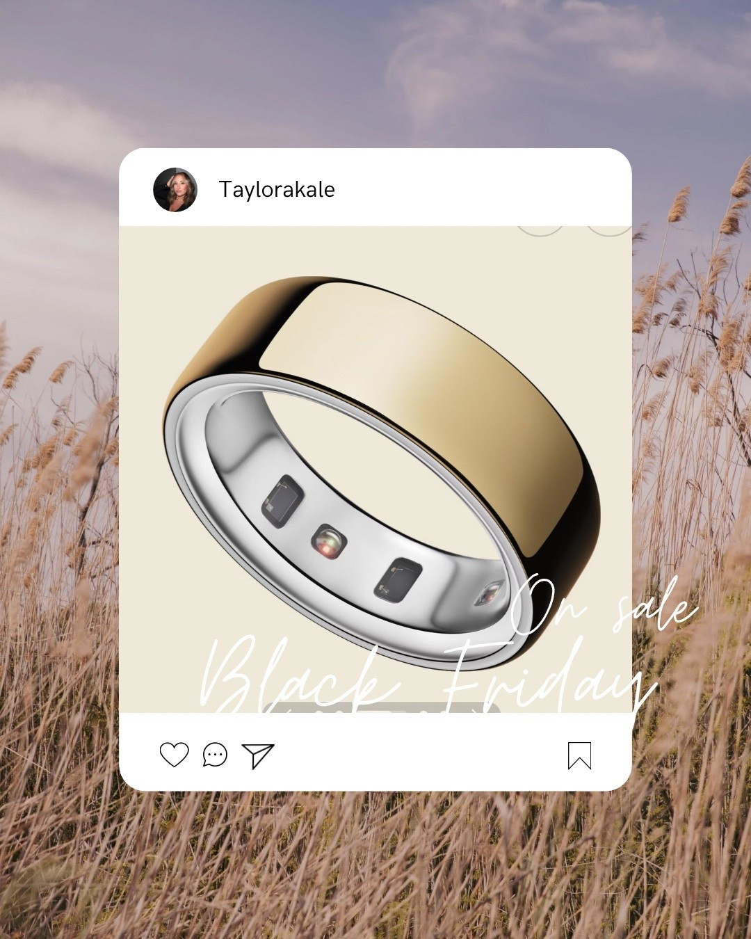 Here’s your chance to get the Oura ring on sale for black Friday! Get your Christmas shopping done early 🤪🎄

#LTKSaleAlert #LTKSeasonal #LTKHoliday