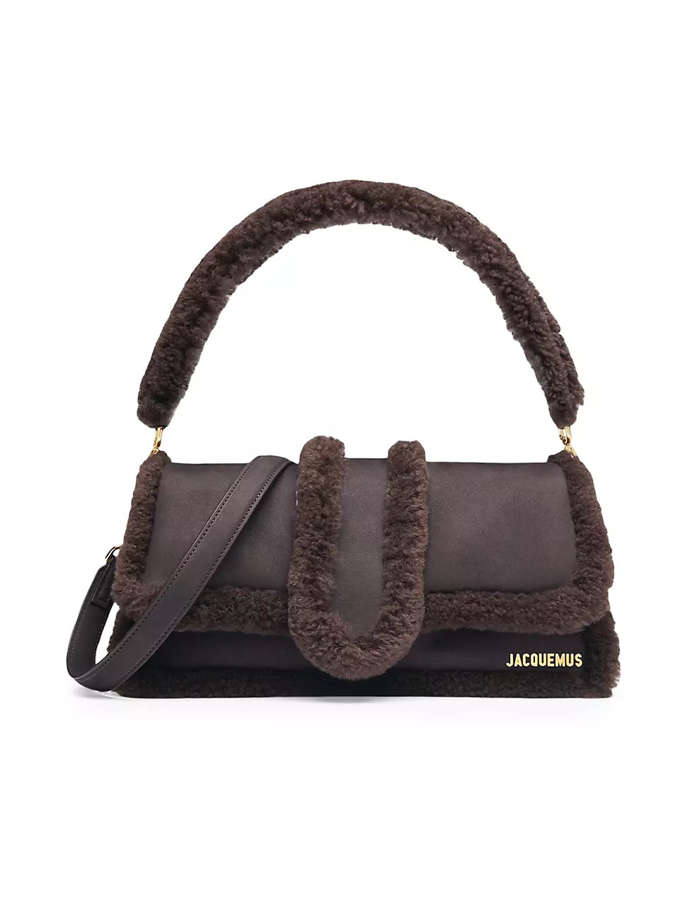 Le Bambimou Doux Shearling Shoulder Bag | Saks Fifth Avenue