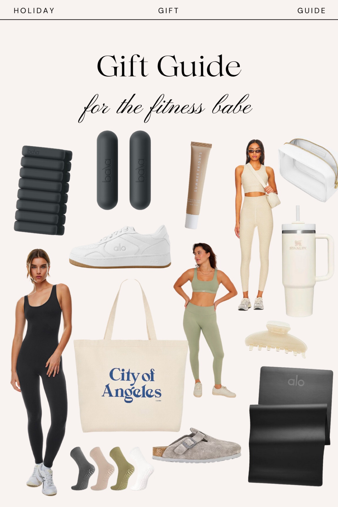 Holiday gift guide for the fitness babe #holidaygiftguide #holidaygifts #fitnessbabe