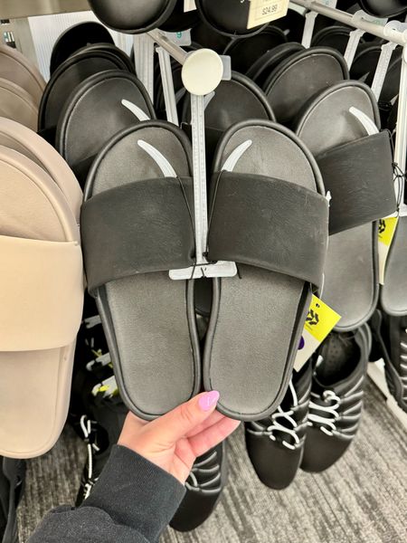Ahhh! The best Lululemon Restfeel slide look a likes are on sale right now at target! 30% off sandals for the fam including these Lululemon look a likes. Comes in 4 colors for under $20 right now! Compare to $58 

#LTKxTarget #LTKsalealert #LTKshoecrush