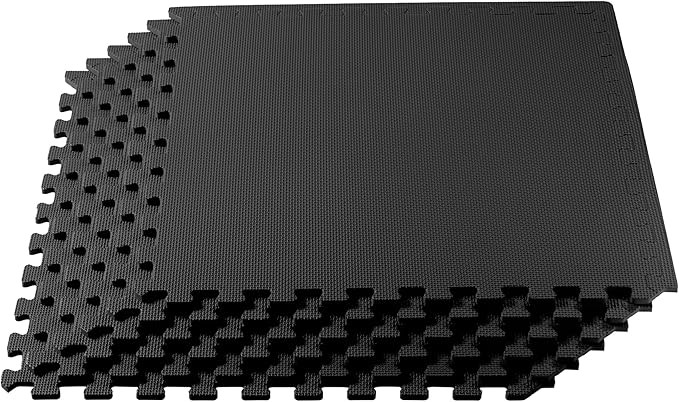 We Sell Mats 3/8" Thick Multipurpose EVA Foam Exercise Floor Mat, Interlocking Tiles, Anti-Fatigu... | Amazon (US)