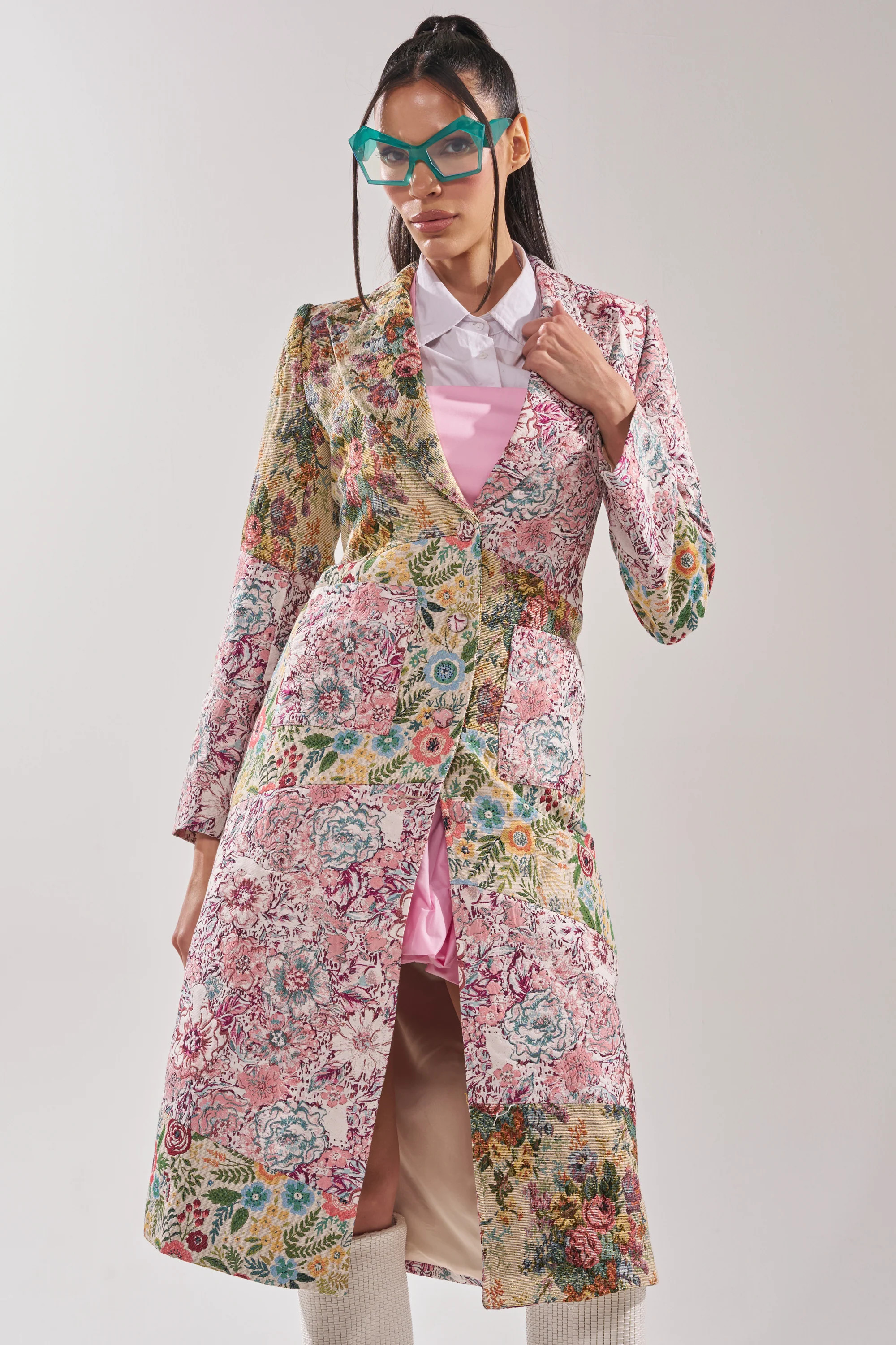 HAD ME AT HELLO PATCHWORK TRENCH | AKIRA