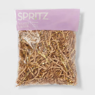 1.25oz Crinkle Easter Basket Grass Gold - Spritz™ | Target