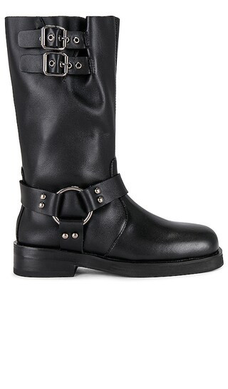 Dakota Moto Boot in Black | Revolve Clothing (Global)