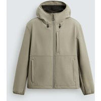 Zara - Polar Combination Technical Jacket - Men - Light Khaki - Men | Zara US