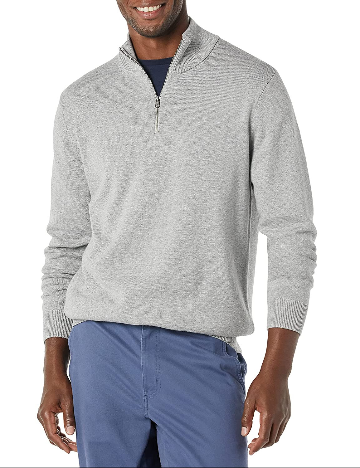 Amazon Essentials Men's 100% Cotton Quarter Zip Jumper | Amazon (DE)