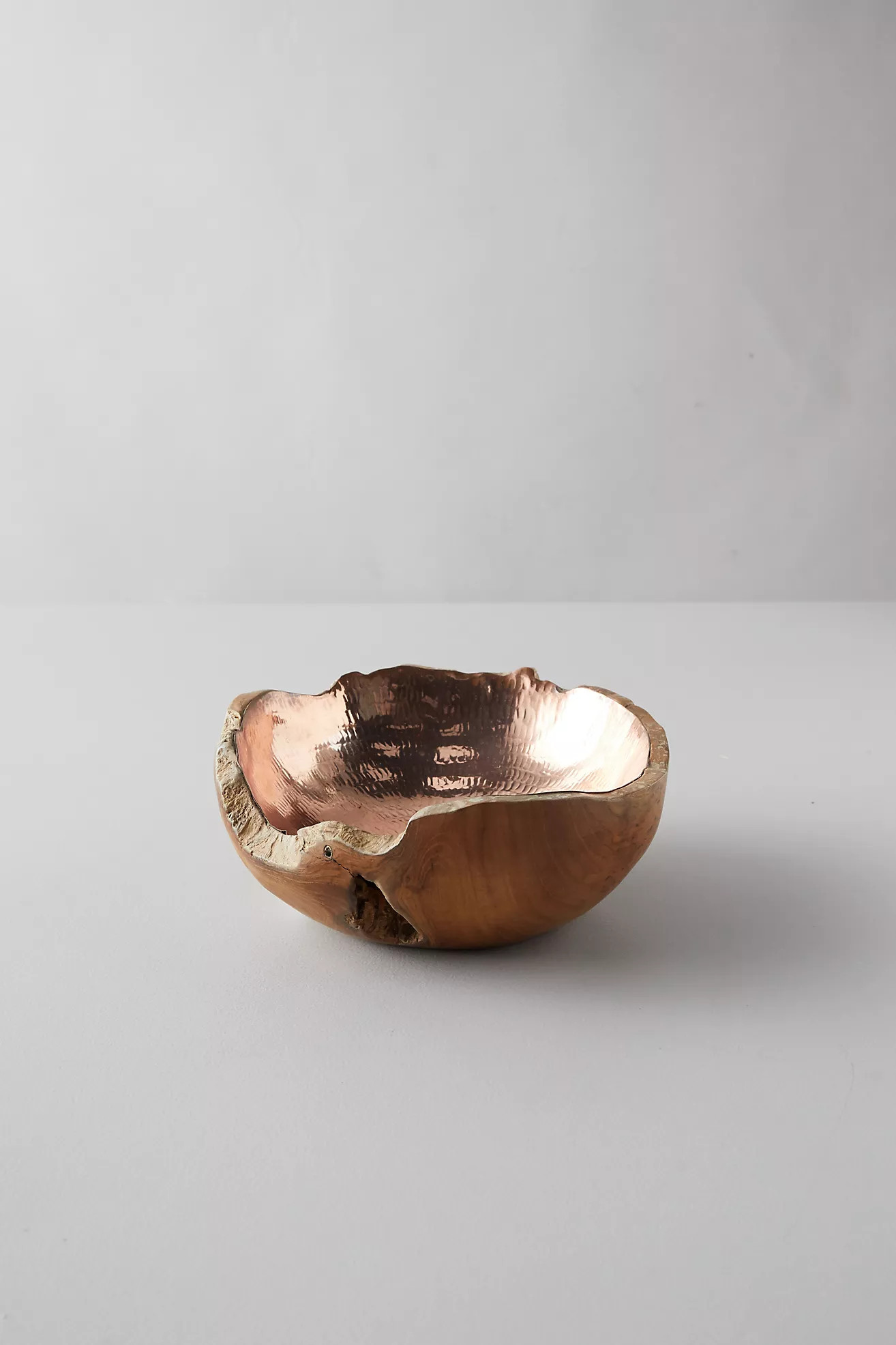 Teak + Copper Bowl | Anthropologie (US)