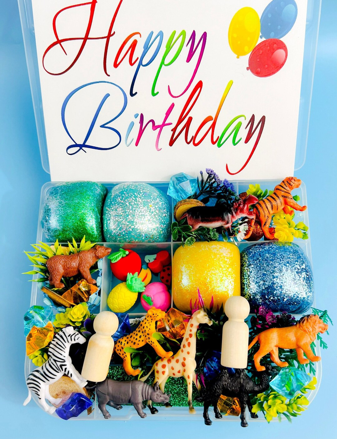 Zoo Play Dough kit, Playdough kit, Play dough kit, Play dough set, Busy Box, Kids Gift,toddler pr... | Etsy (US)