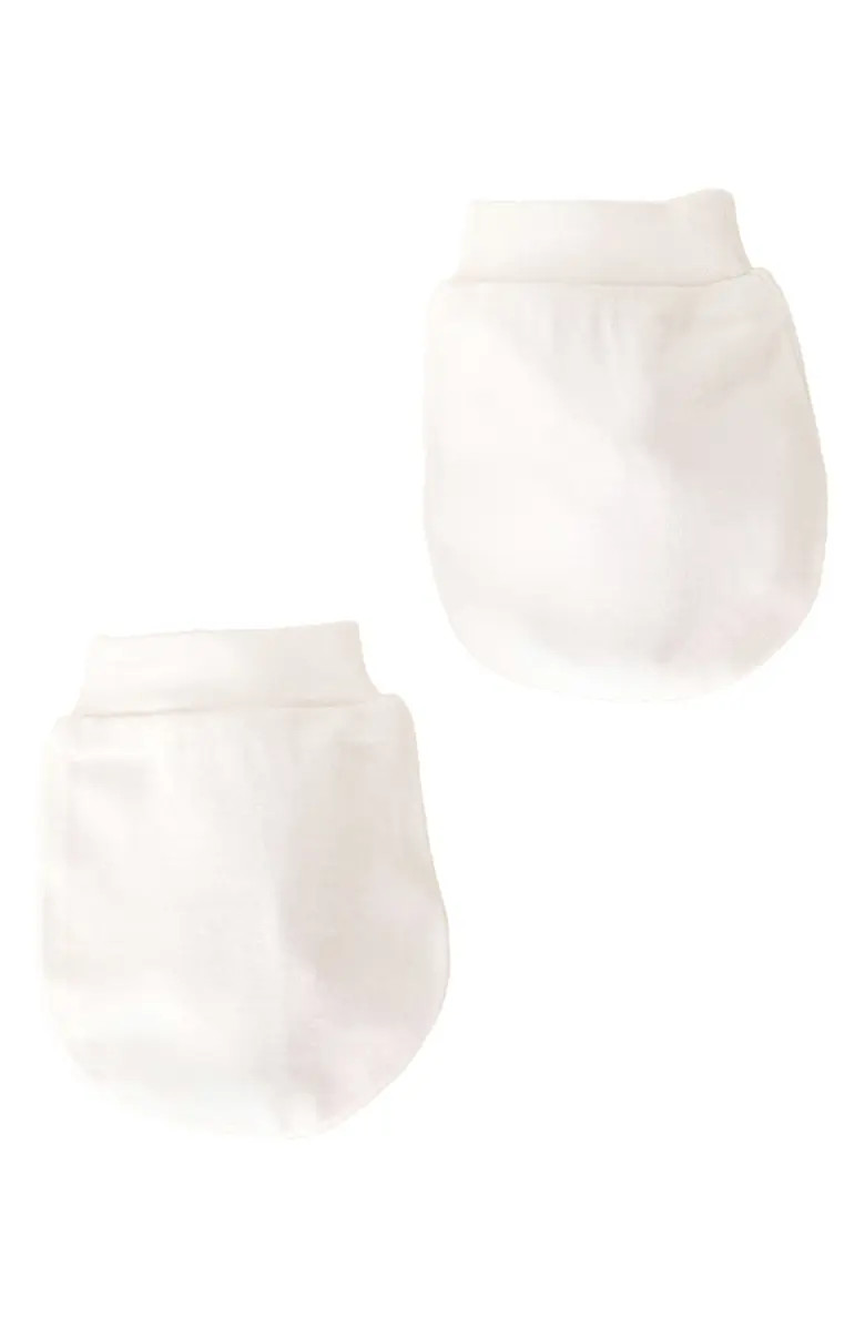 Feather Jersey Mittens | Nordstrom