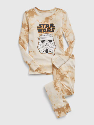 GapKids | Star Wars™ 100% Organic Cotton Tie-Dye Halloween PJ Set | Gap (CA)