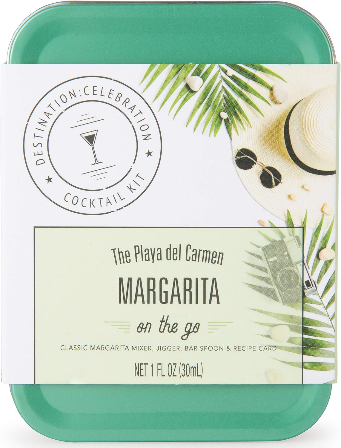 Thoughtfully Cocktails, Cocktail Kit Travel Tin Gift Set, Includes Classic Margarita Cocktail Mix... | Amazon (US)