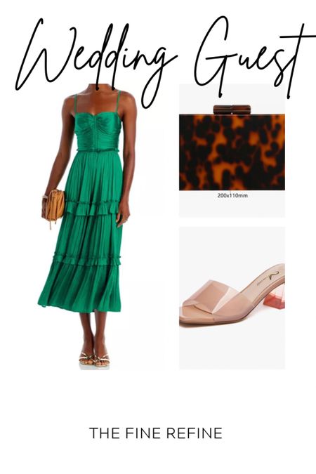 Spring Summer Wedding Guest Dress with clutch and super comfortable (go with everything) versatile heels!

#LTKSeasonal #LTKparties #LTKwedding