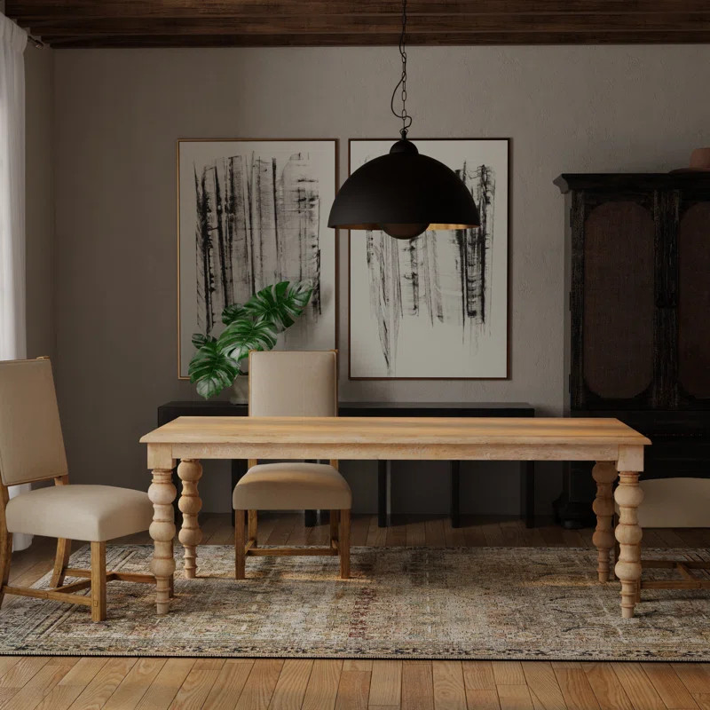 Atiim Solid Wood Dining Table | Wayfair North America