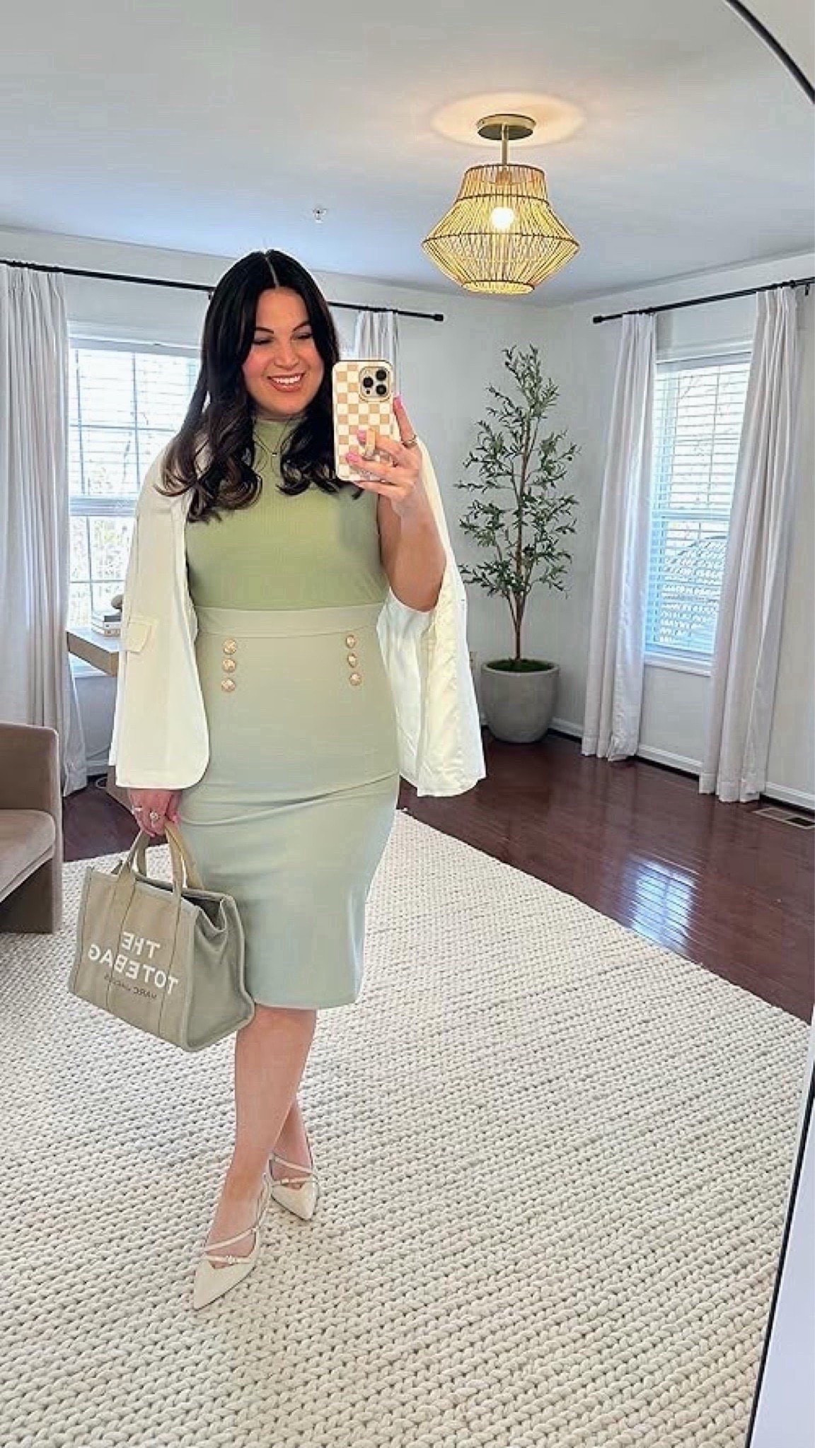 Spring workwear outfit from amazon! 

Dress - xl 
Heels - 9.5 
Blazer - xl 
Bra / shapewear from Spanx *use code KELLYELIZXSPANX to save 

Midsize, workwear outfit, office outfit, workwear style, workwear fit, look for the office, office wear, office style, amazon office wear, Amazon dress, midsize, tall women fashion, Amazon workwear

#LTKMidsize #LTKWorkwear #LTKTall