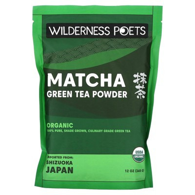 Organic Matcha Green Tea Powder, 12 oz (340 g), Wilderness Poets | Target