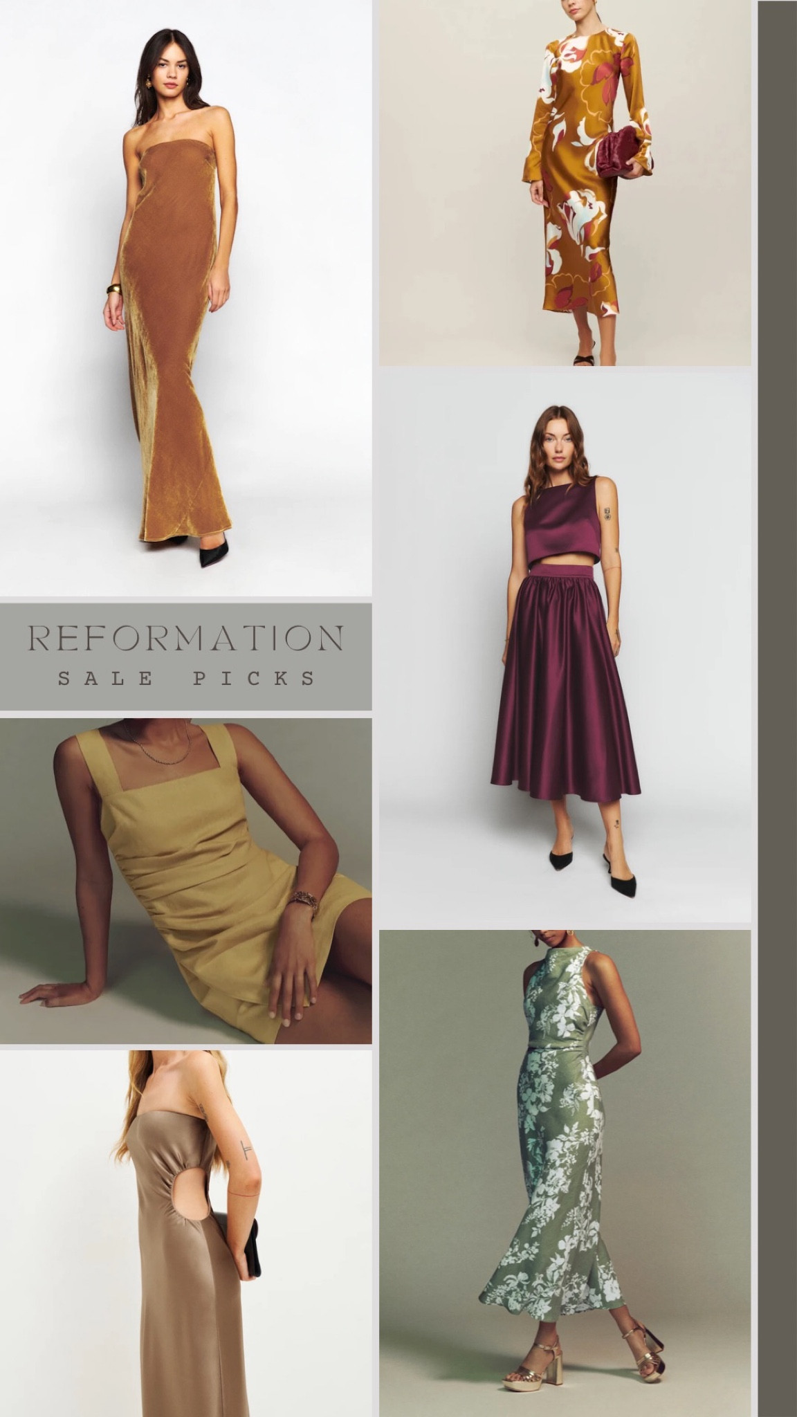 Reformation sale, fall inspo, fall wedding outfit

#LTKsalealert #LTKSale #LTKunder100