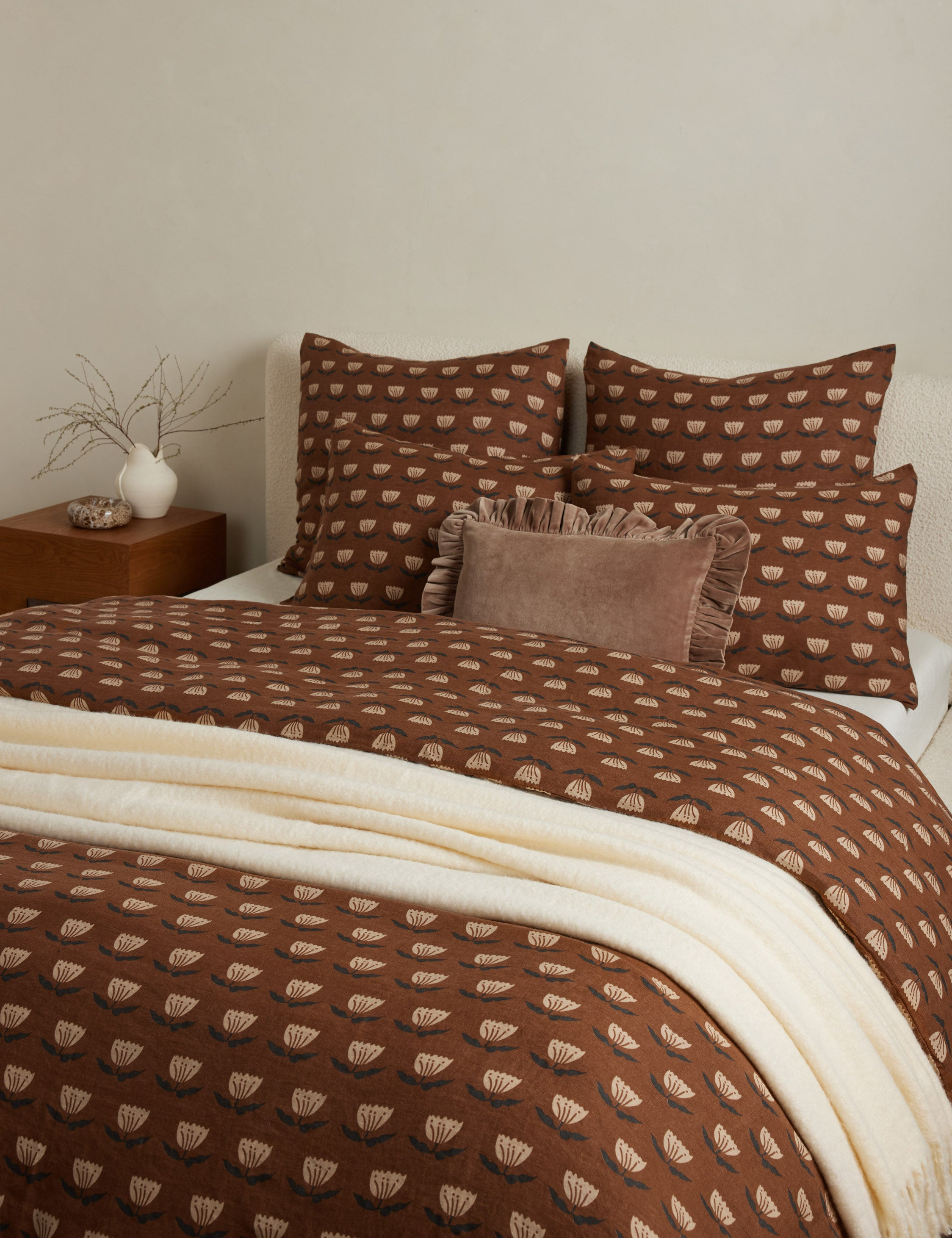 Janna European Flax Linen® Duvet Cover By Sarah Sherman Samuel | Lulu and Georgia 