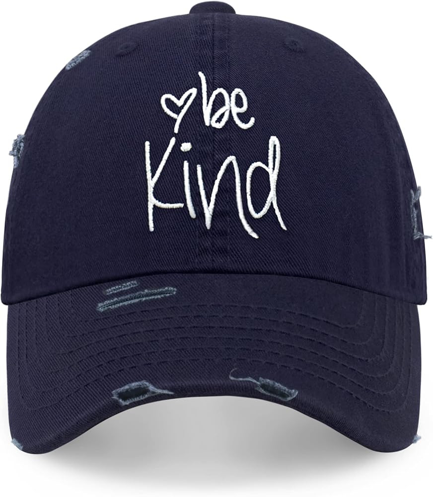 Be Kind Trendy Womens Baseball Cap Unisex Fashion Cotton Polo Style Fun Inspirational Saying Seasona | Amazon (US)