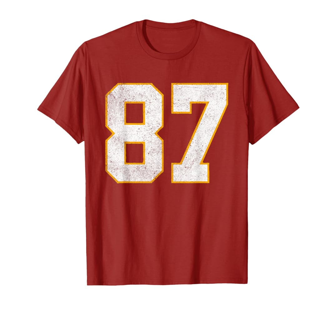 In My Number 87 Era Vintage Retro T-Shirt | Amazon (US)