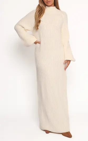 Tobin Mock Neck Long Sleeve Maxi Sweater Dress | Nordstrom