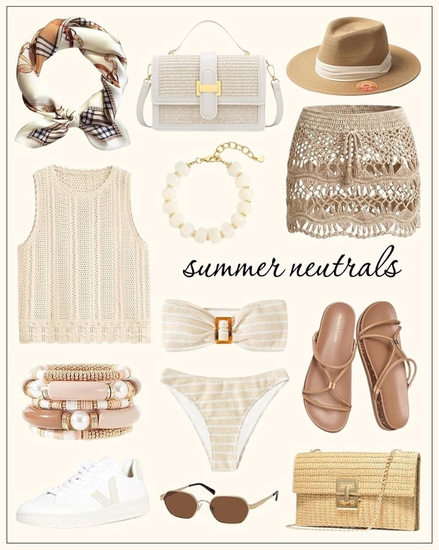 Summer neutrals! ✨

Spring outfits, summer outfits, vacation inspo, designer inspo 

#LTKSwim #LTKSeasonal #LTKTravel