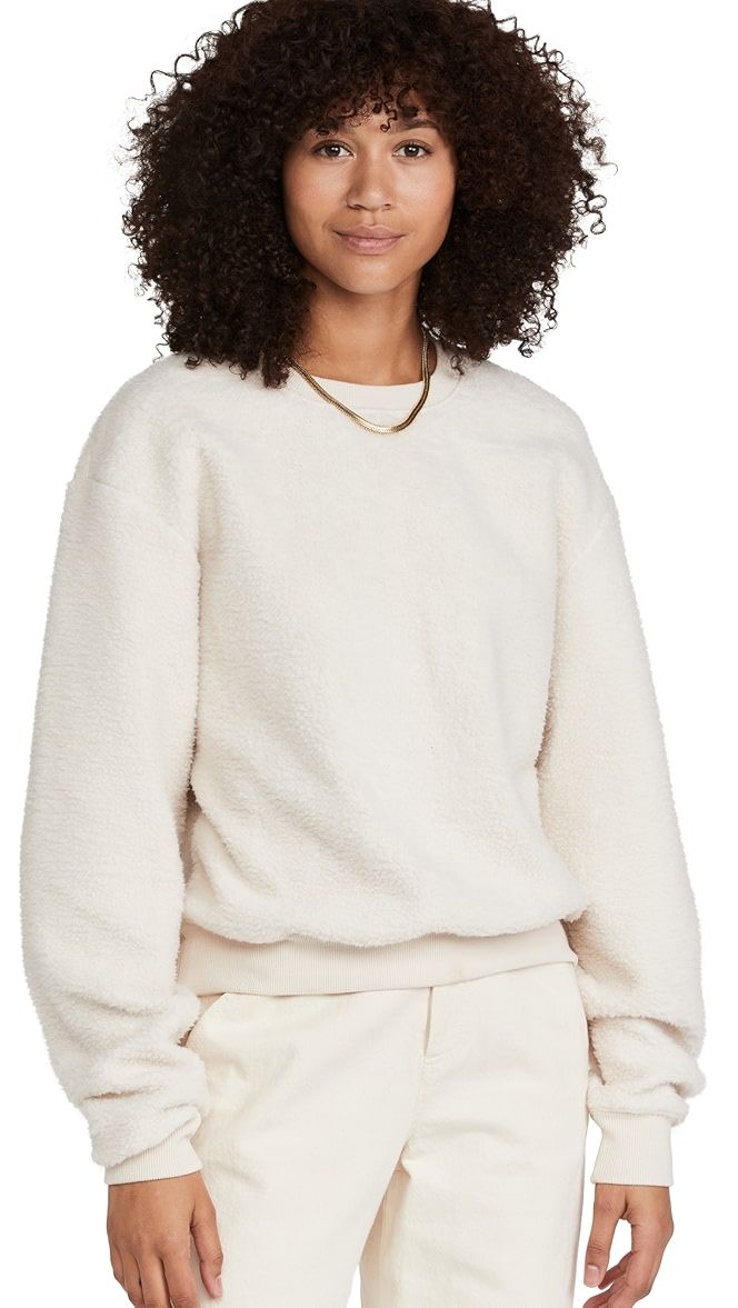 Sherpa Boyfriend Sweatshirt | Shopbop