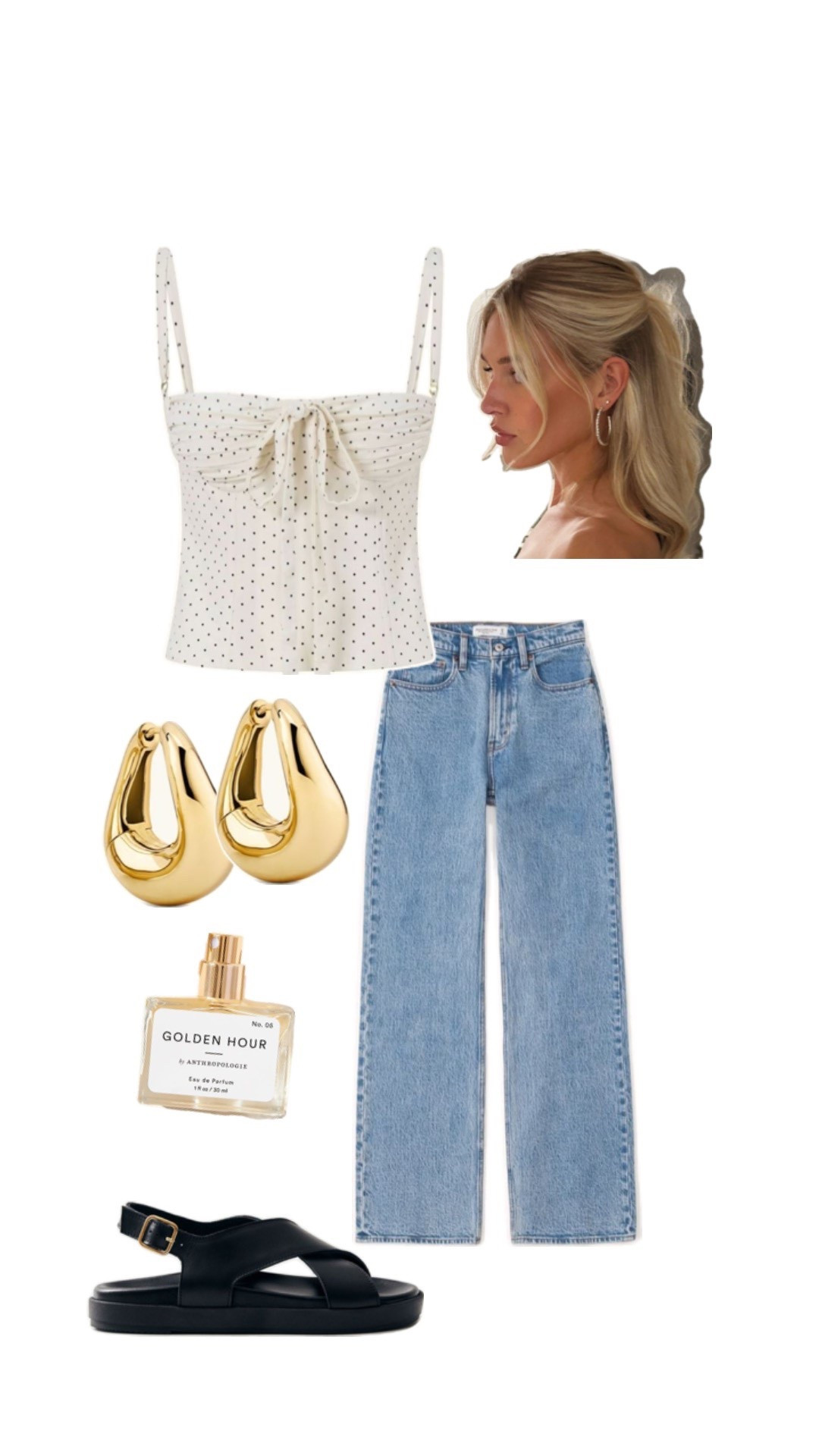 Everything is linked! The bustier polka dot top is a tad expensive so I also linked a more affordable dupe! Same with the dome earrings - real and dupe are both linked. 

Vacation outfits, summer outfits, European girl
Outfit, blonde outfits, summer style, beach dress, bronzing lotion, skin products, glowing oil, beach day outfits, coastal cowgirl, tropical vacation look, cruise outfits, summer travel wardrobe, airport outfit ideas, boho travel style, travel

#LTKstyletip #LTKsummer #LTKtravel