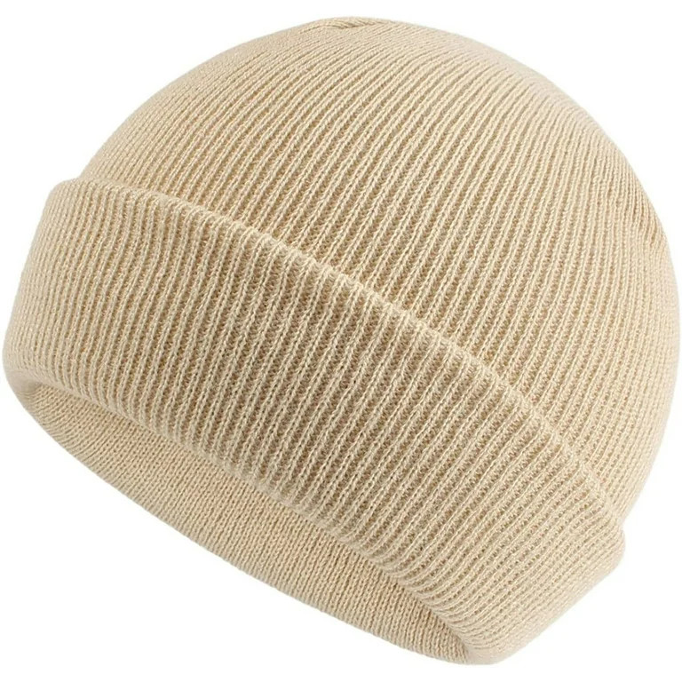 Follure Beanie Hats for Kids Classic Winter Knit Hat Skull Cap for Toddler Boys Autumn Fisherman ... | Walmart (US)