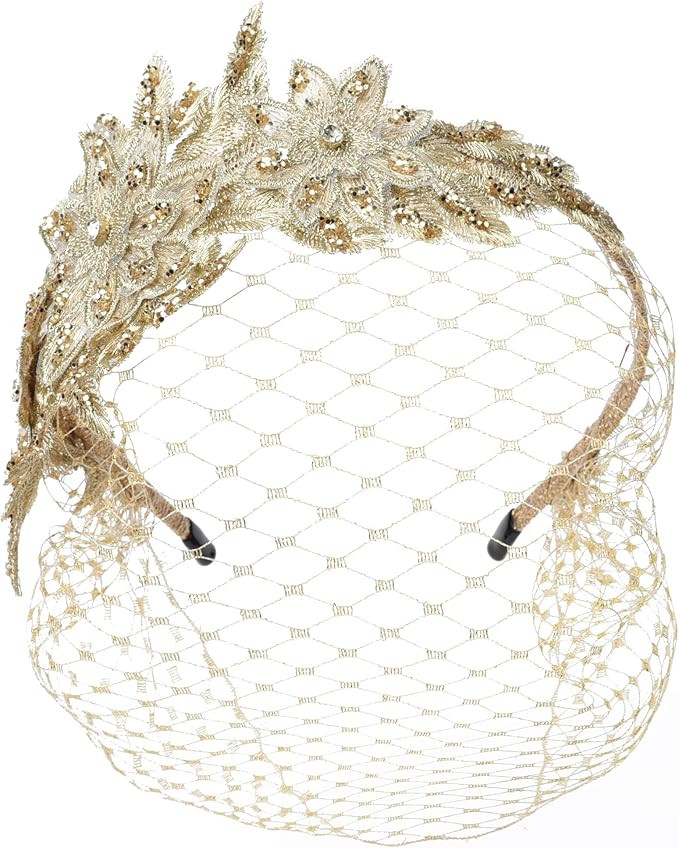 Zivyes Fascinator Hats for Women Pillbox Hat with Veil Headband and a Forked Clip Tea Party Headw... | Amazon (US)