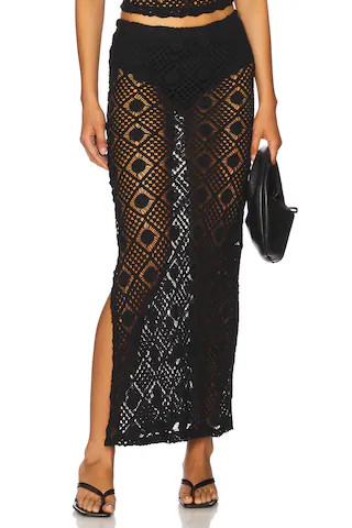 Bobi Skirt in Black from Revolve.com | Revolve Clothing (Global)