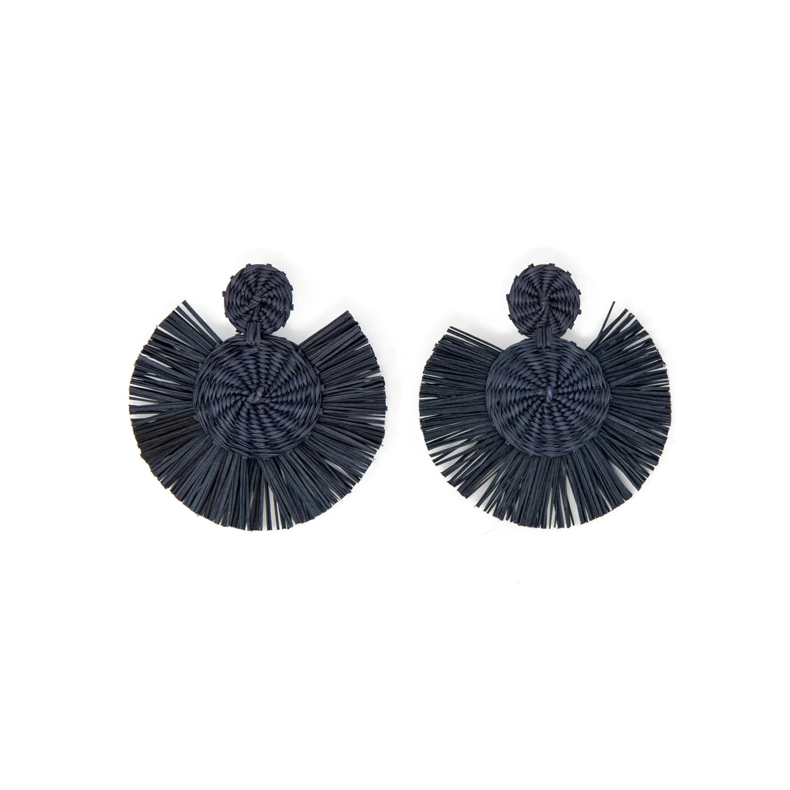 THE RAFFIA FAN | Modafleur