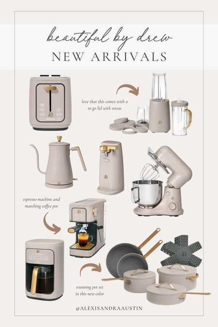 New appliance arrivals from Beautiful by Drew Barrymore at Walmart! Obsessing over this color collection 

New arrivals, affordable finds, appliance favorites, Walmart home, Beautiful by Drew, home finds, kitchen refresh, spring refresh, coffee machine, toaster, stand mixer, pan set, spring refresh, deals of the day, shop the look!

#LTKSeasonal #LTKhome #LTKstyletip