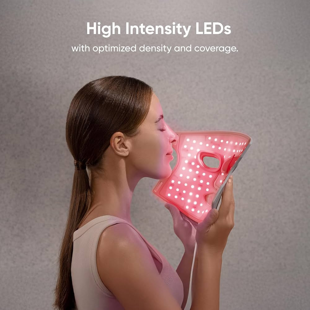 Nanoleaf FDA-Cleared LED Light Therapy Face Mask \u2013 Treats Acne, Rosacea, Hyperpigmentation &... | Amazon (US)