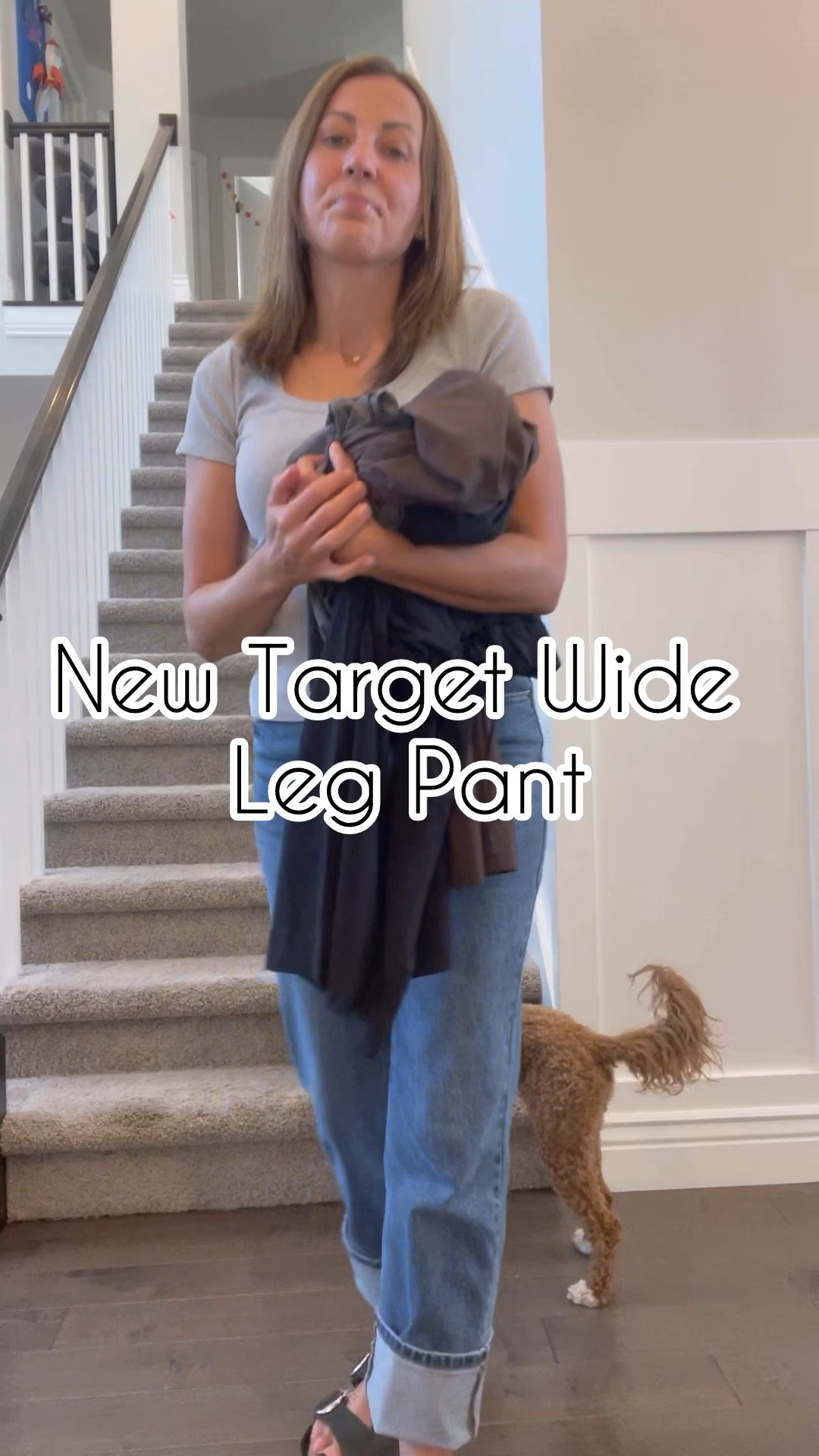 New Target Wide Leg Pants! I am wearing size XS. Run long.

#LTKVideo #LTKStyleTip #LTKFindsUnder50