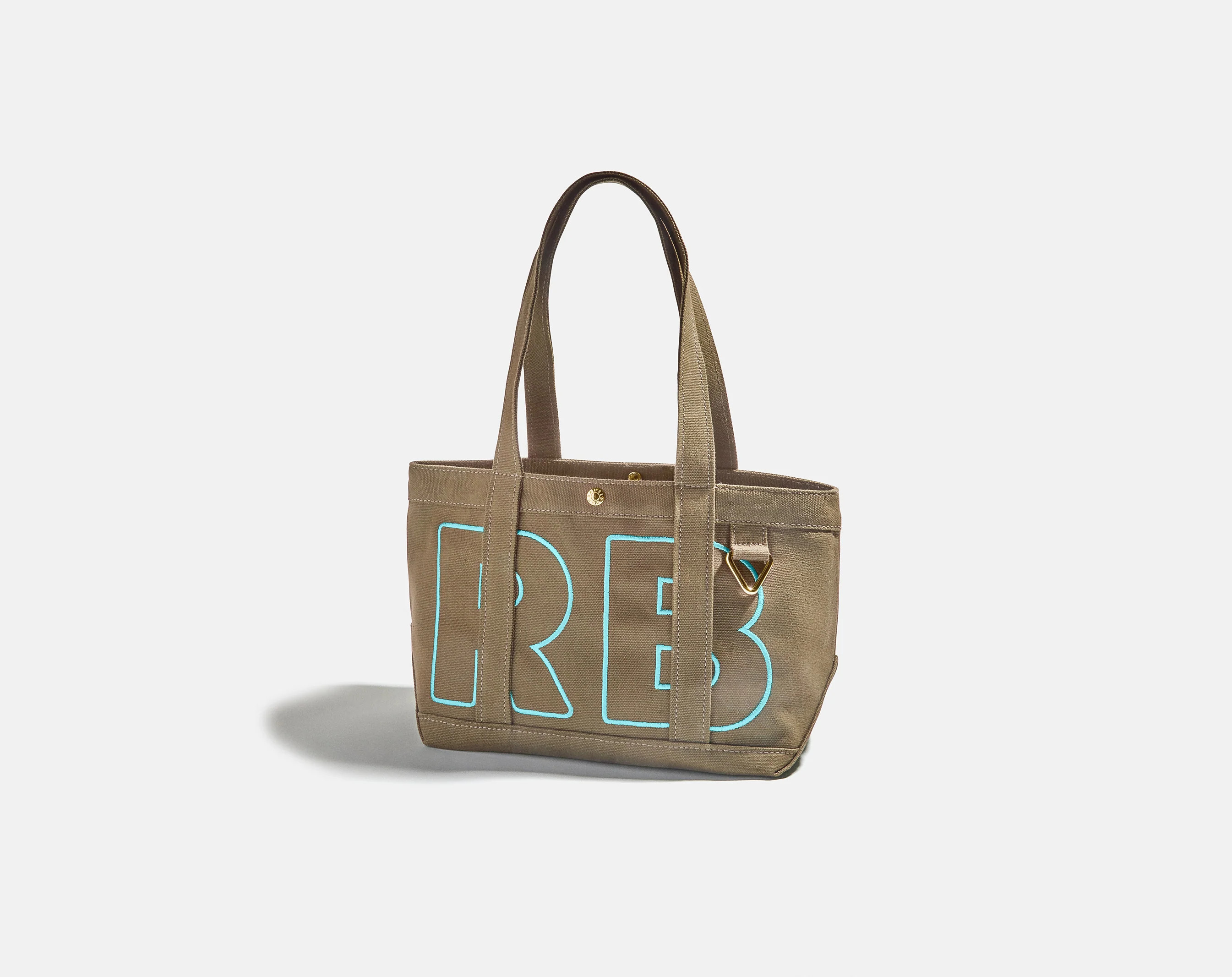 Custom Alpha Tote - Mushroom Taupe | BaubleBar