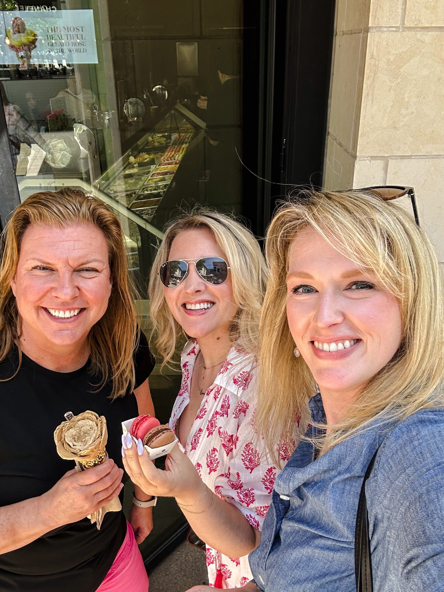 Things to do in DFW Spring and summer time: Amorino in Legacy West is a MUST! This gelato shop has gluten-free AND dairy-free options. Pick from gelato, beautifully molded into flower petals, or perhaps a stackable ice cream macaron sandwich?! A tasty, cool treat while walking down legacy west shops. 

#LTKfoodie #LTKSeasonal #LTKdayinmylife
