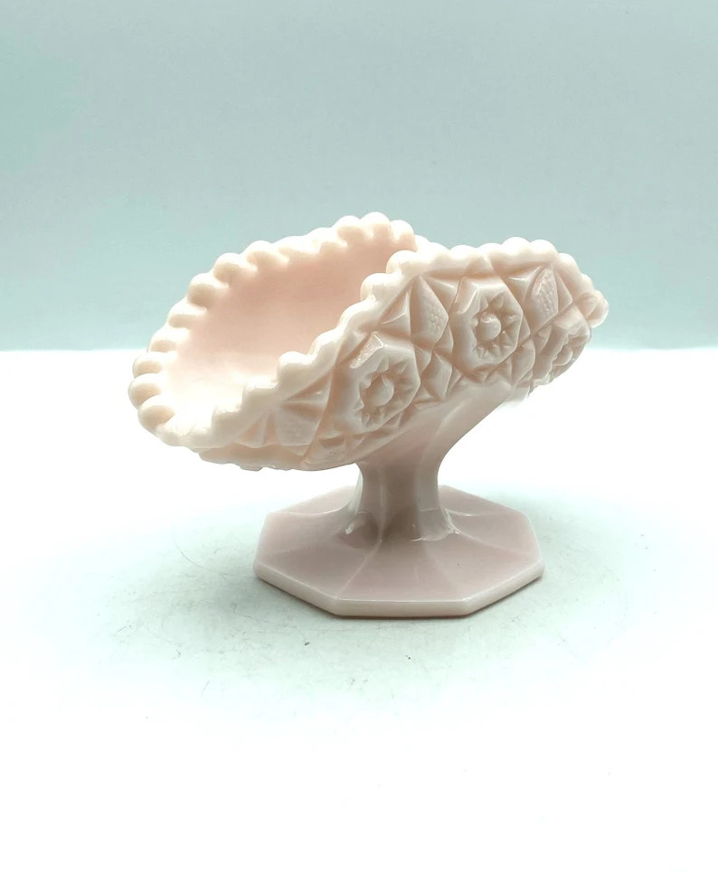Vintage Fostoria Winburn Pink Footed Jam or Jelly Dish | Etsy (US)