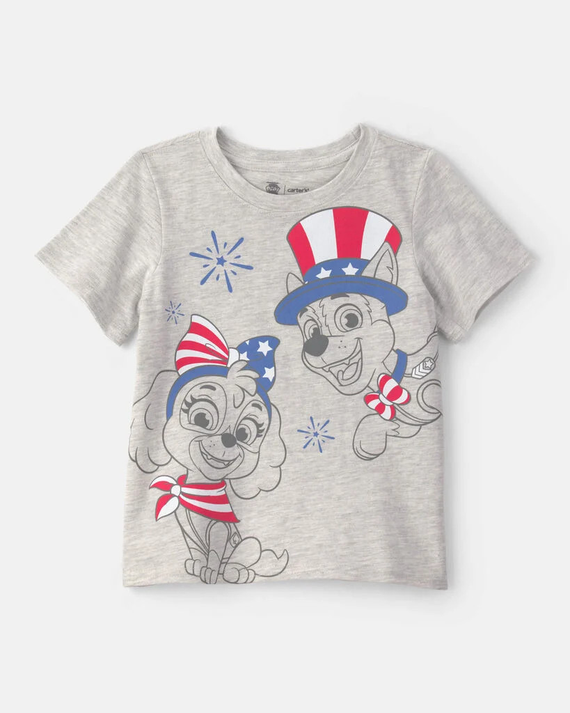 Carter's toddler paw patrol® fourth of july graphic tee 2T Grey | Carter's Inc
