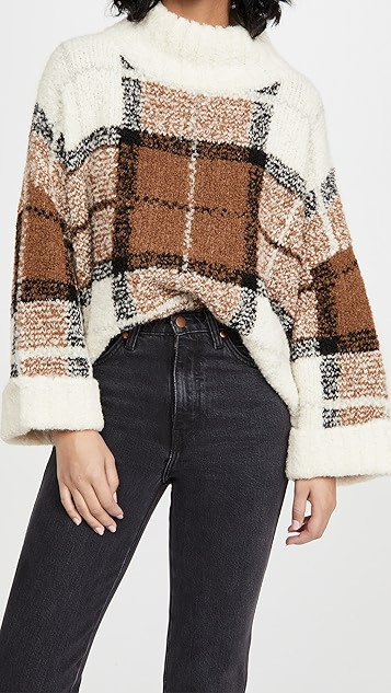 Talia Plaid Poncho | Shopbop