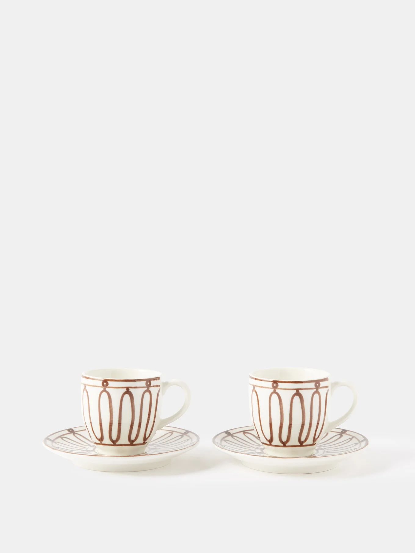 Set of two Kyma porcelain espresso cups | THEMIS Z | Matches (US)