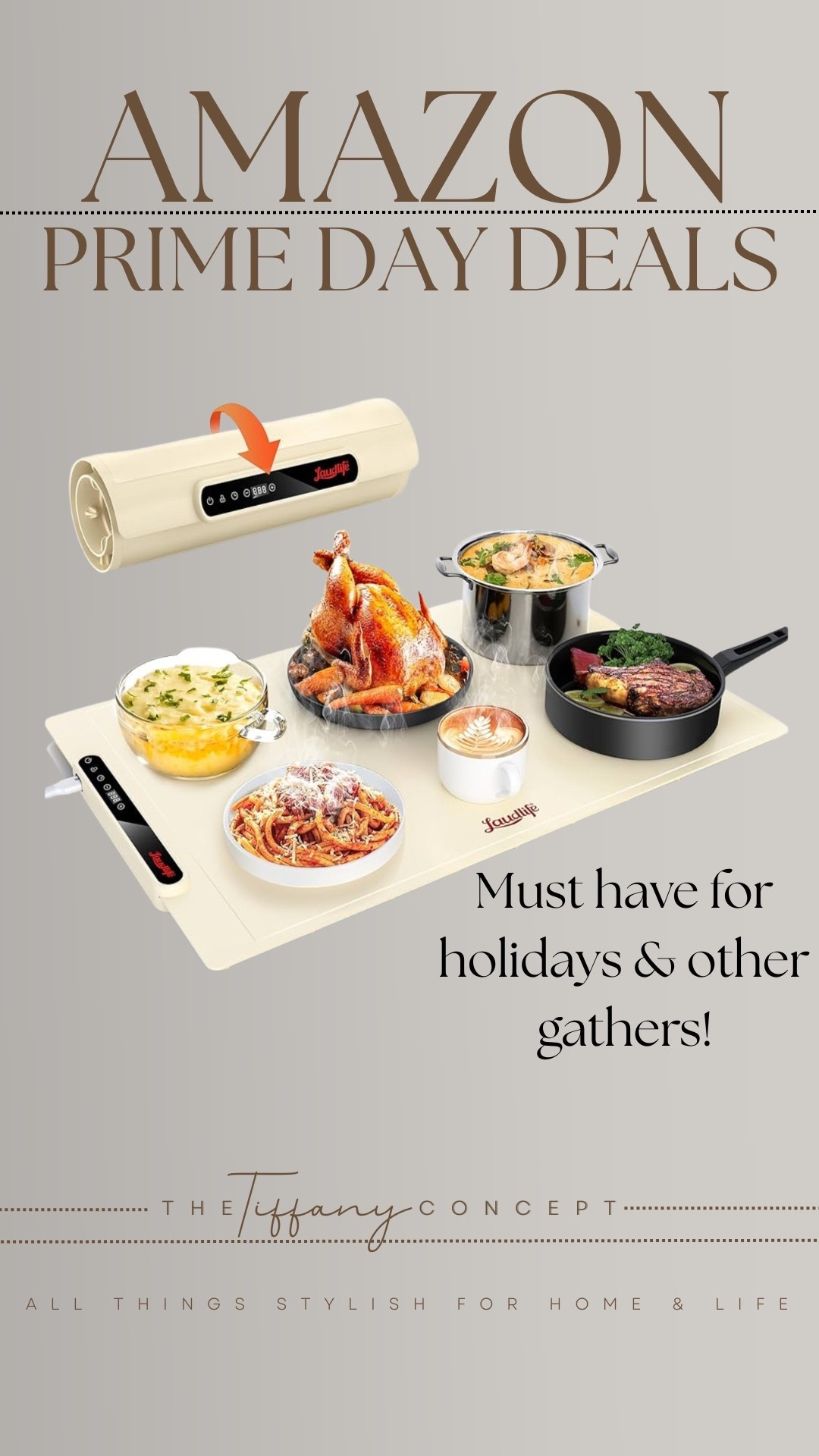 This food warmer has been a complete life saver for me. It keeps food warm and ready to go in any event! Running behind on the main dish? Throw the sides in the warmer! Having a potluck? Throw warm dishes on to keep them tasting amazing! This warmer could be used for any event you need to keep your food warm! 

#LTKHome #LTKSaleAlert #LTKFindsUnder50