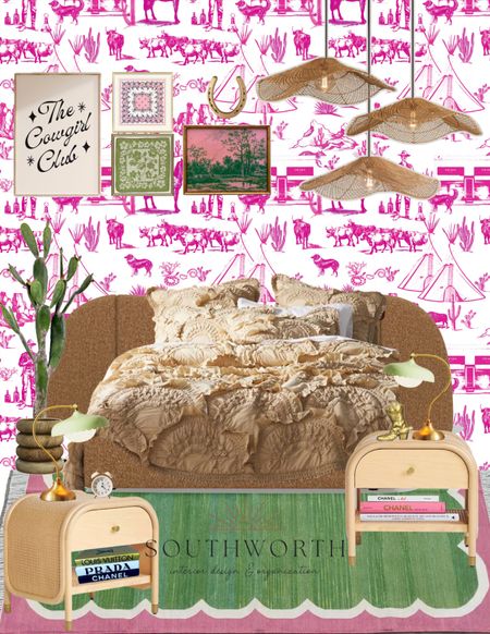 Welcome to ✨ The Cowgirl Club ✨

I dreamed up this design board for a rodeo queen with a passion for fashion! Ain’t she cute?!

rise + SHINE
Southworth Design

interior design, bedroom decor, Katie Kime Prints, Lulu & Georgia, Anthropologie, Etsy 

#LTKhome #LTKstyletip #LTKU