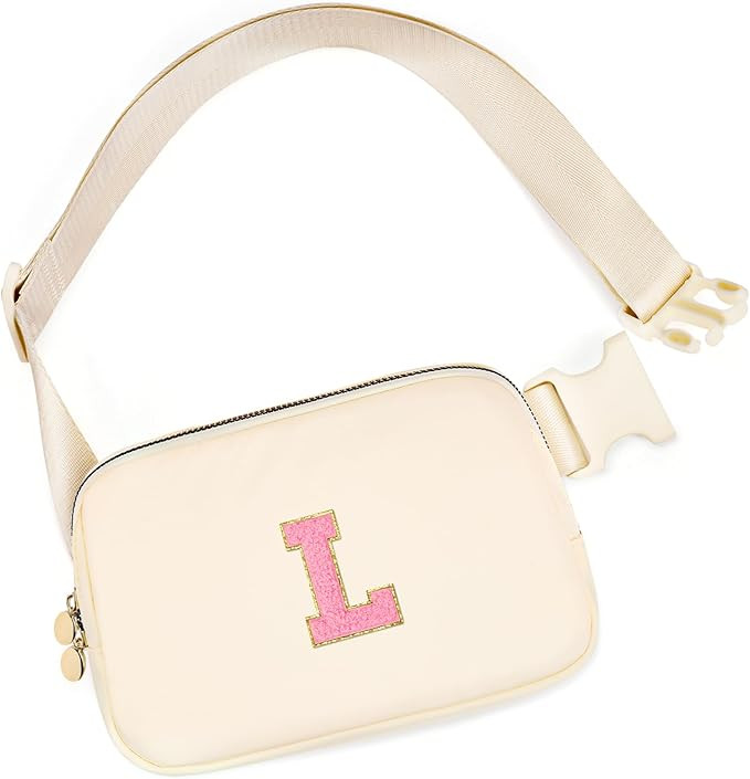 mibasies Initial Fanny Pack for Girls, Birthday Gifts for 4 5 6 7 8 9 10 11 12 13 Teen Girl - Cut... | Amazon (US)