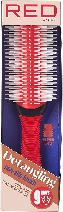 Red by Kiss Detangling Non-Slip Brush (9 Rows) | Amazon (US)