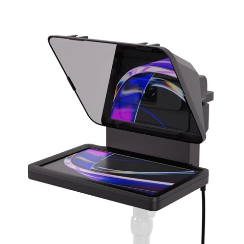 Elgato Prompter – Teleprompter with Built-in Screen for YouTube, Twitch, Zoom and More, 1080 pixels, Supports DSLR/Webcam/Smartphone, Drag & Drop Monitor Display, Works with Mac/PC & Stream Deck | Amazon (US)