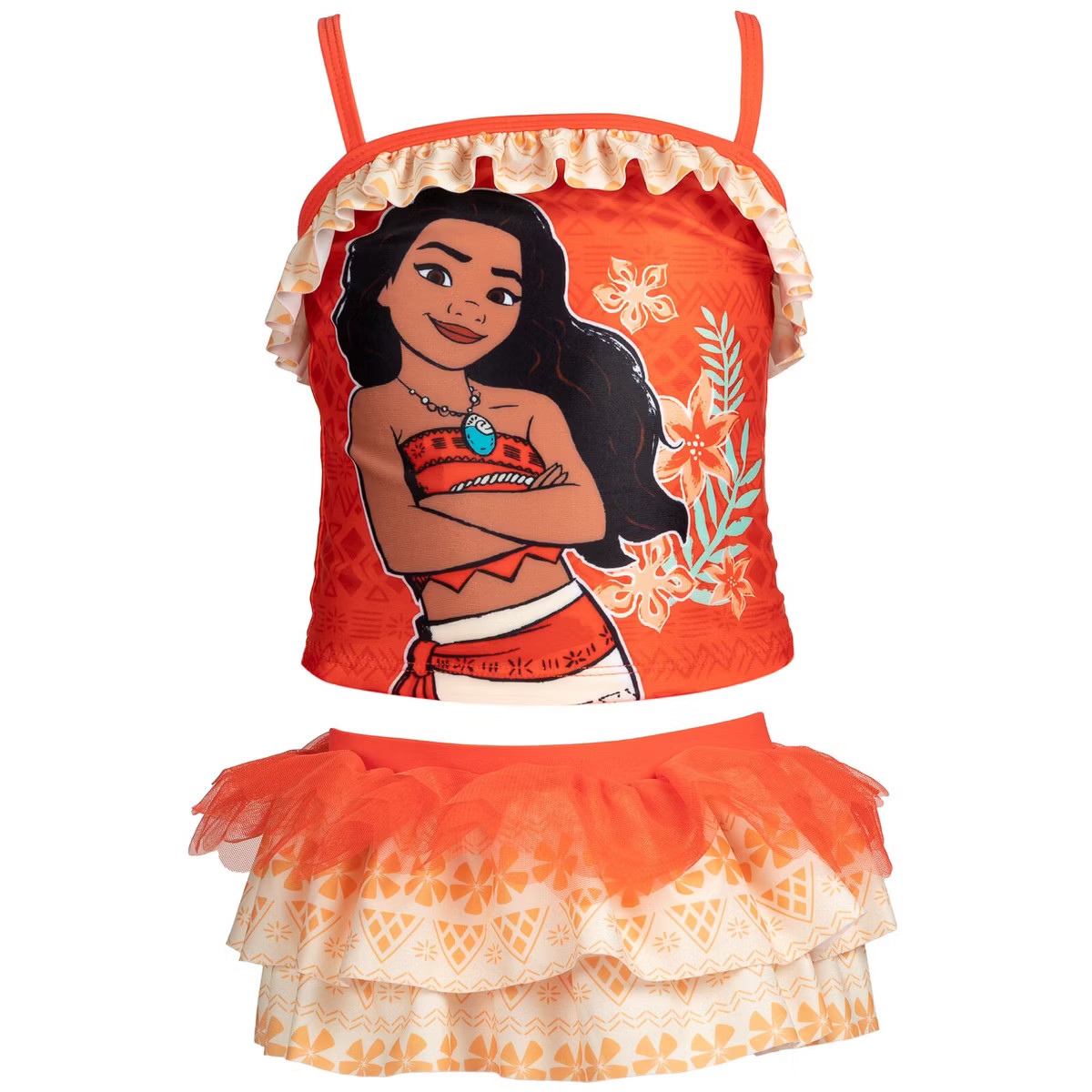 Disney Moana Girls Tankini Top and Skirt Little Kid to Big Kid | Target